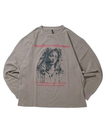 Starting Over | Pigment hard wash long sleeve T-shirt/ピグメント ハードウォッシュ 長袖 Tシャツ/ロンT(Tシャツ/カットソー)
