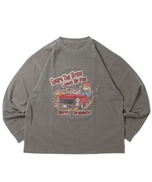 Starting Over | Pigment hard wash long sleeve T-shirt/ピグメント ハードウォッシュ 長袖 Tシャツ/ロンT(Tシャツ/カットソー)