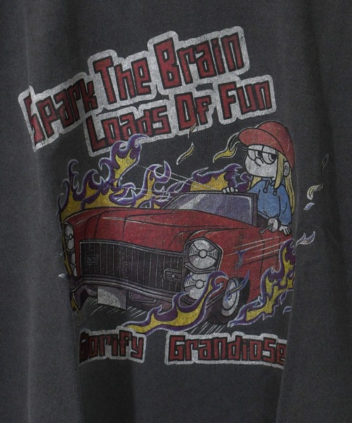 Starting Over（スターティングオーバー）の「Pigment hard wash long sleeve T-shirt/ピグメント ハードウォッシュ 長袖 Tシャツ/ロンT（Tシャツ/カットソー・メンズ・モカ/ブラウン系その他3/ブラック/ブラウン系その他/ブラック系その他2/ブラック系その他/ブラウン系その他2/ブラック系その他3・M/L/XL）」の17枚目の写真