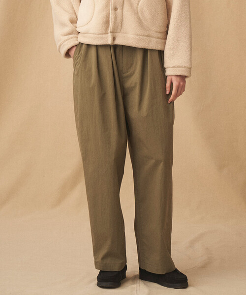 DANTON（ダントン）の「WOMEN'S C/N TWILL DOUBLE PLEATED EASY