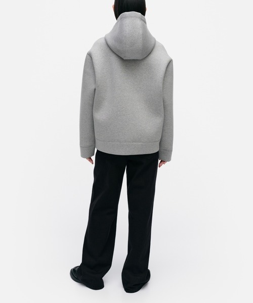 marimekko（マリメッコ）の「【kioski】Unikko /  scuba colleges　 sweatparka（パーカー・レディース・ライトグレー・X-SMALL/SMALL/MEDIUM/LARGE）」の4枚目の写真