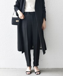 SHIPS any | SHIPS any:〈洗濯機可能〉ダブルクロス スリム テーパード パンツ ［NAVY BLUE］(スラックス)