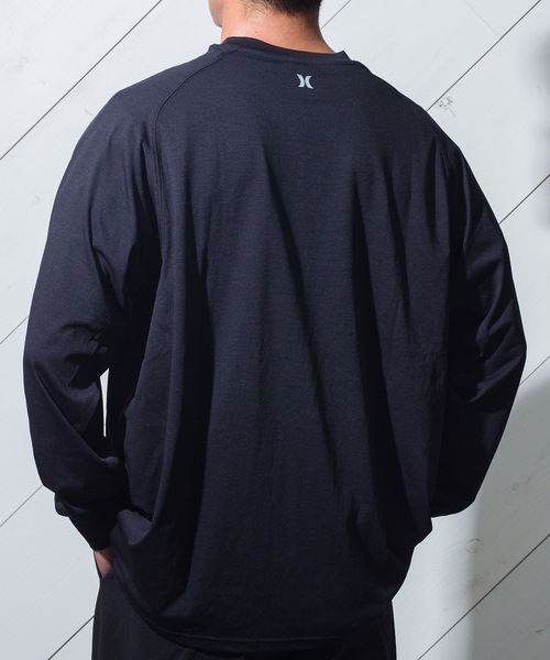 【セール】【Hurley/ハーレー】オーバーサイズシルエットロングTシャツ ファントム UPF50+ M PHANTOM LS TEE HRLY（Tシャツ/カットソー）｜Hurley （ハーレー）