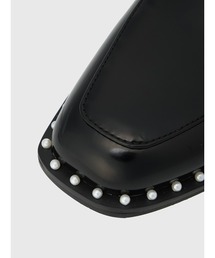 スタッズ付きブラックローファー　エイミーイストワール スタッズ付きブラックローファー エイミーイストワール