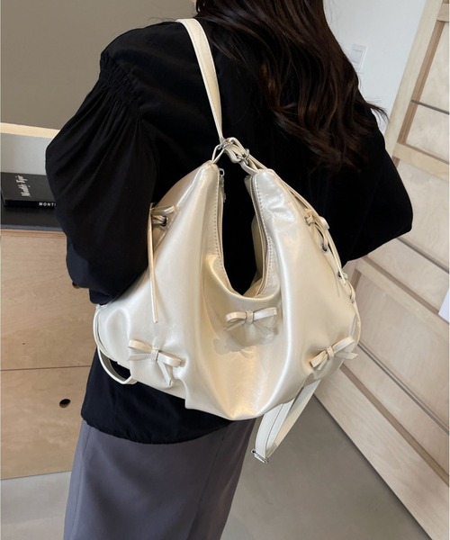 セール】【3WAY・大容量】リボンバックパック/ショルダーバッグ