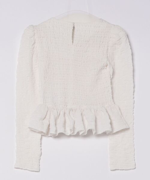 MOUSSY 新作 CRAPE LOOSE SHIRT ホワイト セール】CREPE ブラウス（シャツ/ブラウス）｜MOUSSY（マウジー）の