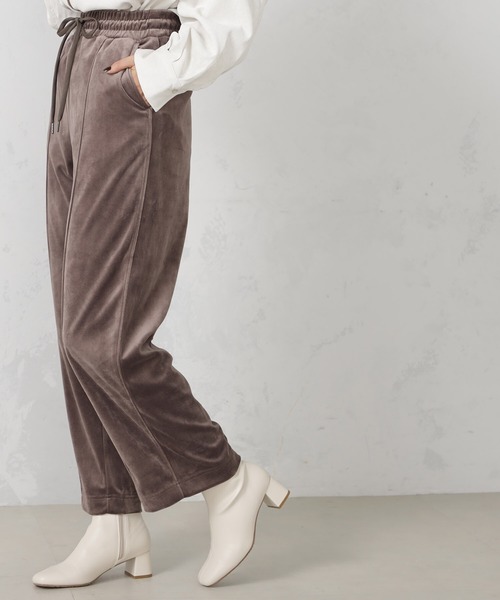 FOUND GOOD（ファウンドグッド）の「ベロアイージーパンツ（その他パンツ・レディース・アイボリー/ブラック/ブラウン系8/オレンジ系5/ブルー系5・L/M/S）」の11枚目の写真