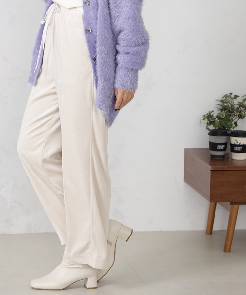 FOUND GOOD（ファウンドグッド）の「ベロアイージーパンツ（その他パンツ・レディース・アイボリー/ブラック/ブラウン系8/オレンジ系5/ブルー系5・L/M/S）」の14枚目の写真