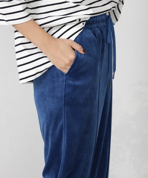 FOUND GOOD（ファウンドグッド）の「ベロアイージーパンツ（その他パンツ・レディース・アイボリー/ブラック/ブラウン系8/オレンジ系5/ブルー系5・L/M/S）」の20枚目の写真