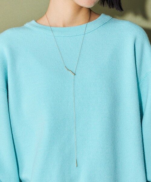 CITEN（シテン）の「＜CITEN＞ラインラリアット ネックレス（ネックレス・レディース・シルバー/ゴールド・FREE）」の2枚目の写真