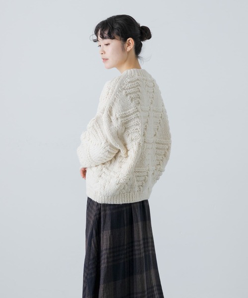 かぐれ（カグレ）の「ペルートライアングルニット（ニット/セーター