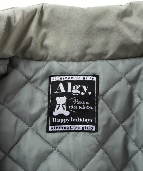 algy(アルジー)の「モンスターコート(ダウンジャケット/コート・キッズ・ブラック/アイボリー/カーキ・XX-SMALL/X-SMALL/SMALL/MEDIUM)」の16枚目の写真