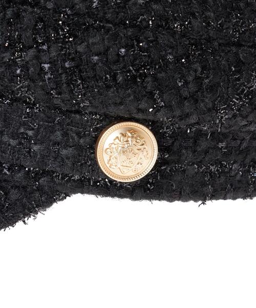 INGNI（イング）の「ツイードキャスケット（ハット・レディース・ブラック/アイボリー・ONE SIZE）」の10枚目の写真