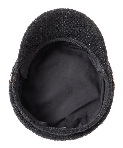 INGNI（イング）の「ツイードキャスケット（ハット・レディース・ブラック/アイボリー・ONE SIZE）」の13枚目の写真
