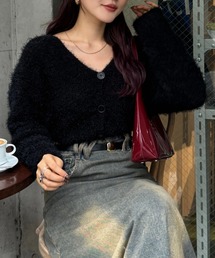 シャギーカーディガン