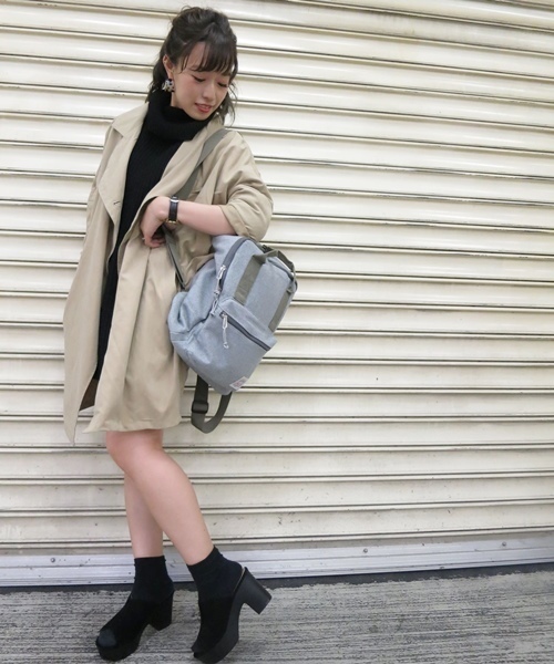 Chico（チコ）の「【who's who Chico】ウール・ナイロンリュック（バックパック/リュック・レディース・ブラック/グレー・FREE）」の15枚目の写真