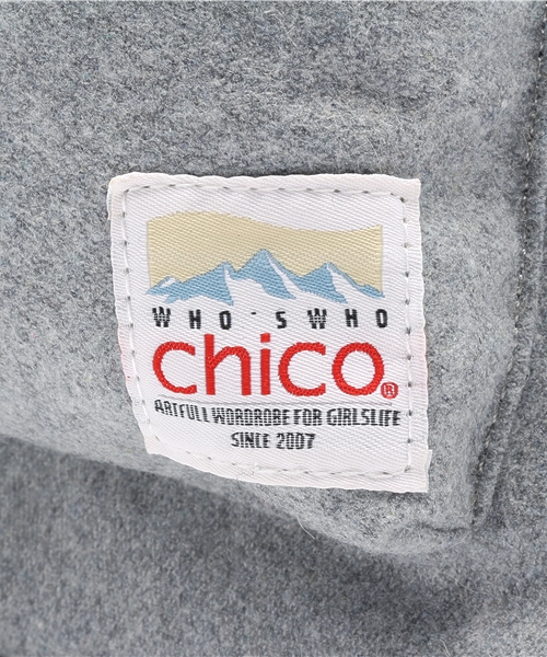 Chico（チコ）の「【who's who Chico】ウール・ナイロンリュック（バックパック/リュック・レディース・ブラック/グレー・FREE）」の10枚目の写真