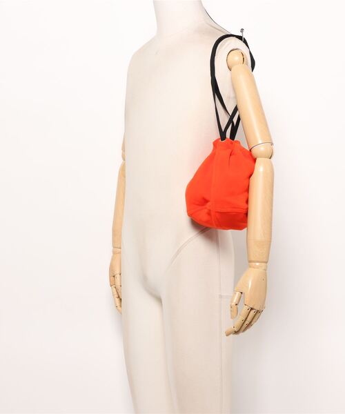 VICTIM（ヴィクティム）の「VICTIM ヴィクティム / FLEECE BAG フリース巾着バッグ / VTM-24-A-110（トートバッグ・メンズ・オレンジ・FREE）」の9枚目の写真