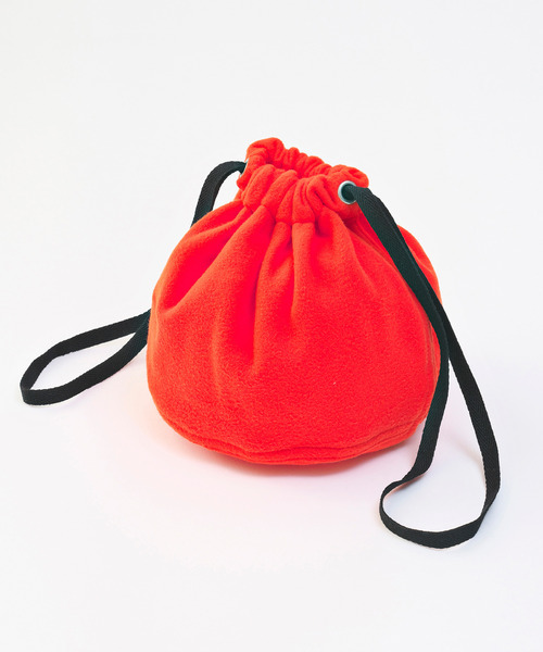 VICTIM（ヴィクティム）の「VICTIM ヴィクティム / FLEECE BAG フリース巾着バッグ / VTM-24-A-110（トートバッグ・メンズ・オレンジ・FREE）」の8枚目の写真