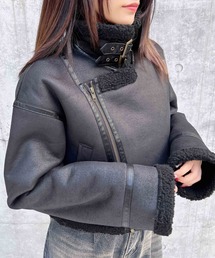 INGNI | クロップド丈フライトジャケット(ブルゾン)