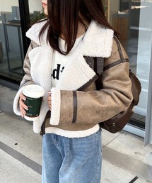 クロップド丈フライトジャケット