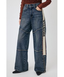 MOUSSY（マウジー）の「HONDA DENIM WIDE BAGGY（デニムパンツ）」 - WEAR