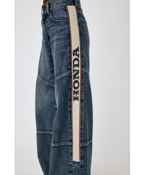 MOUSSY（マウジー）の「HONDA DENIM WIDE BAGGY（デニムパンツ）」 - WEAR