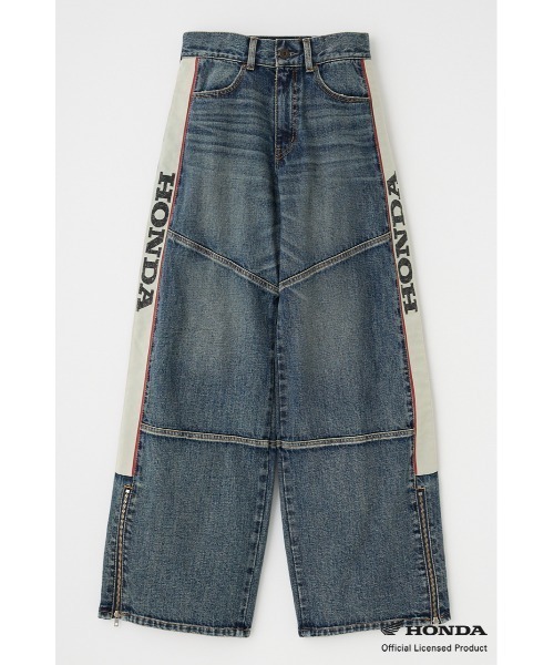 MOUSSY（マウジー）の「HONDA DENIM WIDE BAGGY（デニムパンツ