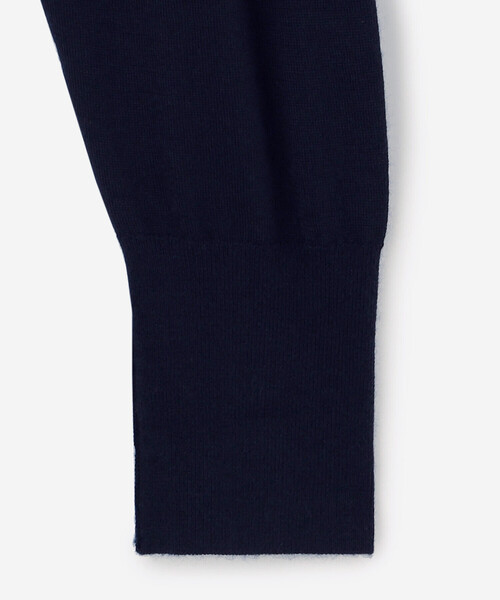 Kaptain Sunshine(キャプテン サンシャイン)の「KAPTAIN SUNSHINE | カシミヤ ニットポロシャツ MEN(ニット/セーター・メンズ・ネイビー・38/40)」の4枚目の写真