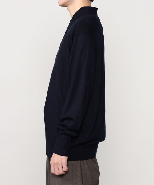 Kaptain Sunshine(キャプテン サンシャイン)の「KAPTAIN SUNSHINE | カシミヤ ニットポロシャツ MEN(ニット/セーター・メンズ・ネイビー・38/40)」の7枚目の写真