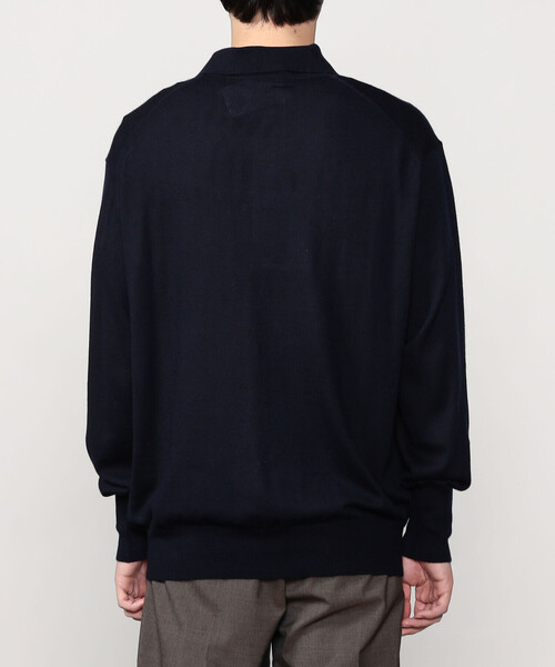 Kaptain Sunshine(キャプテン サンシャイン)の「KAPTAIN SUNSHINE | カシミヤ ニットポロシャツ MEN(ニット/セーター・メンズ・ネイビー・38/40)」の8枚目の写真