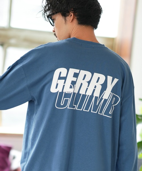GERRY（ジェリー）の「【GERRY】別注 プリント 長袖Tシャツ（Tシャツ/カットソー・メンズ・カーキ/ブラック/ホワイト系1/ホワイト系/ブルー/ライトグレー系/ライトグレー/ホワイト/ライトグレー系1/パープル系/ブルー系1/カーキ系1/ブルー系/カーキ系/ブラック系/パープル/パープル系1/ブラック系1・MEDIUM/SMALL/X-LARGE/LARGE）」の13枚目の写真