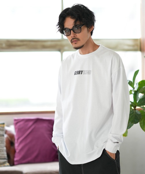 GERRY（ジェリー）の「【GERRY】別注 プリント 長袖Tシャツ（Tシャツ/カットソー・メンズ・カーキ/ブラック/ホワイト系1/ホワイト系/ブルー/ライトグレー系/ライトグレー/ホワイト/ライトグレー系1/パープル系/ブルー系1/カーキ系1/ブルー系/カーキ系/ブラック系/パープル/パープル系1/ブラック系1・MEDIUM/SMALL/X-LARGE/LARGE）」の19枚目の写真