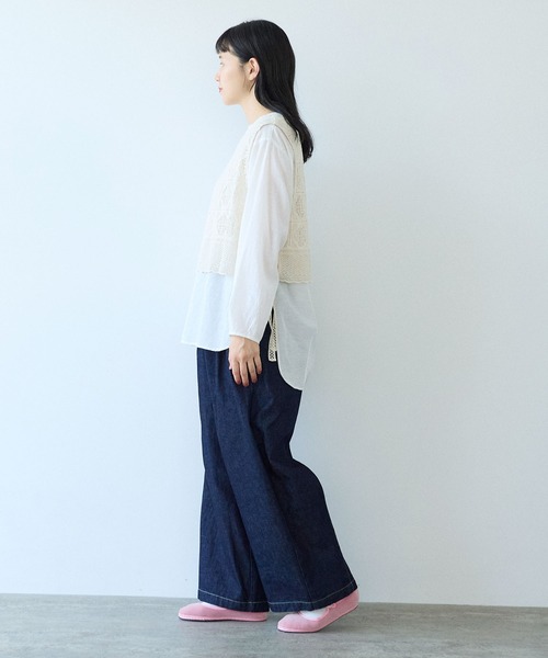 yuni（ユニ ）の「ケミカルレースベスト（シャツ/ブラウス）」 - WEAR