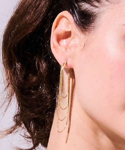 jenne グルグルチェーンピアス グルグルチェーンピアス（ピアス（両耳用））｜JENNE（ジェンヌ