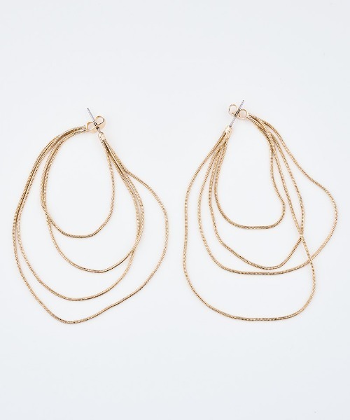 jenne グルグルチェーンピアス グルグルチェーンピアス（ピアス（両耳用））｜JENNE（ジェンヌ