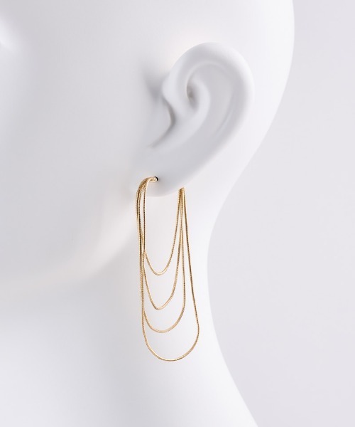 jenne グルグルチェーンピアス グルグルチェーンピアス（ピアス（両耳用））｜JENNE（ジェンヌ
