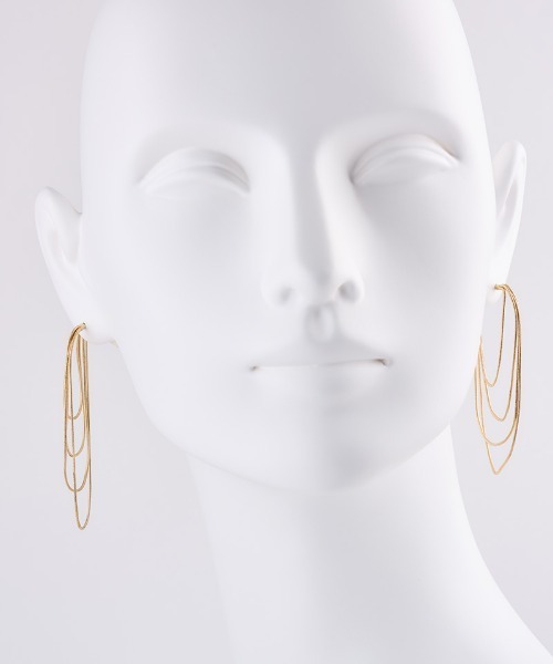 jenne グルグルチェーンピアス グルグルチェーンピアス（ピアス（両耳用））｜JENNE（ジェンヌ