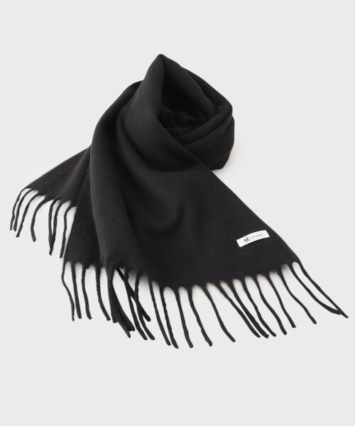 tk.TAKEO KIKUCHI(ティーケータケオキクチ)の「◆ブークレボリュームマフラー(マフラー・レディース・ブラック系1/ダークグリーン系/ダークグリーン系5/グリーン系/ブラック系/ブルー系2/ダークブラウン系8/オフホワイト/ブラック/グレー系4・00)」の3枚目の写真