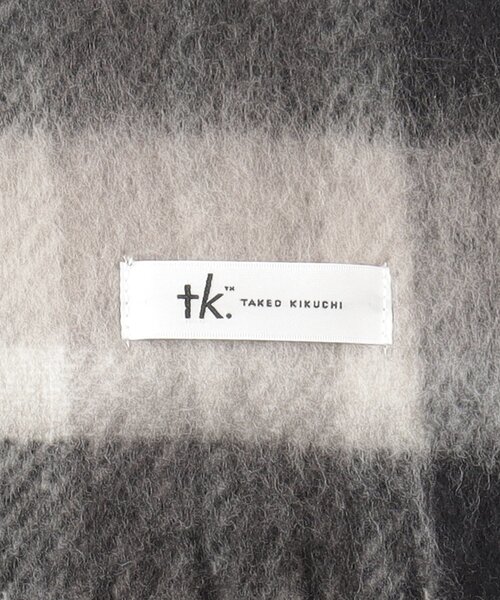 tk.TAKEO KIKUCHI(ティーケータケオキクチ)の「◆ブークレボリュームマフラー(マフラー・レディース・ブラック系1/ダークグリーン系/ダークグリーン系5/グリーン系/ブラック系/ブルー系2/ダークブラウン系8/オフホワイト/ブラック/グレー系4・00)」の14枚目の写真