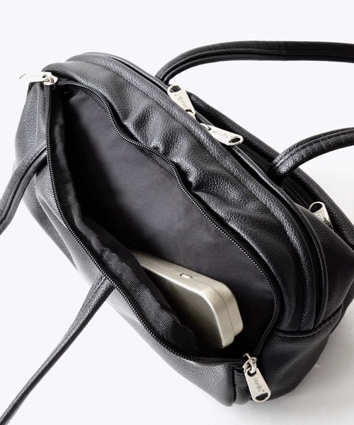 anello（アネロ）の「RYLEIGH ハンドバッグ（ハンドバッグ・レディース・シルバー/ブラック・-）」の7枚目の写真