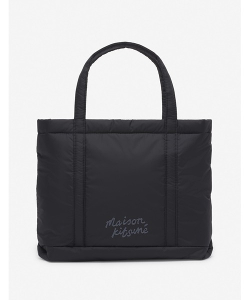 フォックスヘッド レザー ミディアム トート | Maison Kitsuné