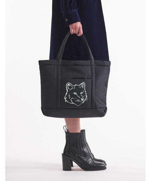 メゾンキツネ　トートバッグ MAISON KITSUNE メゾンキツネ バッグ オールライト フォックス