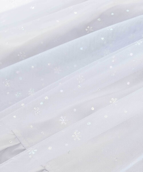 SLAP SLIP（スラップスリップ）の「キラキラプリントチュールニットドッキングワンピース(80~130cm)（ワンピース・キッズ・パープル/ブルー・80ｃｍ/90cm/100cm/130cm/110cm/120cm）」の11枚目の写真