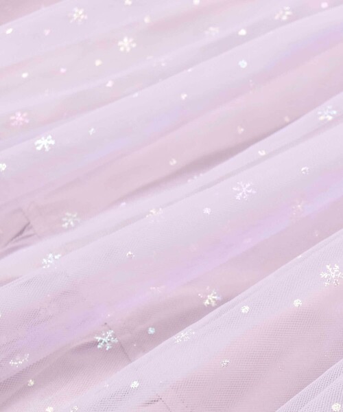 SLAP SLIP（スラップスリップ）の「キラキラプリントチュールニットドッキングワンピース(80~130cm)（ワンピース・キッズ・パープル/ブルー・80ｃｍ/90cm/100cm/130cm/110cm/120cm）」の5枚目の写真