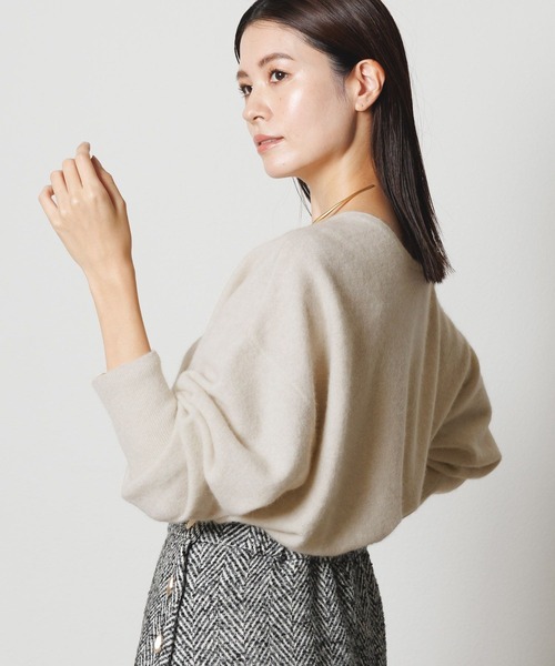 Elura(エルーラ)の「ラクーンリッチニット/127598(ニット/セーター・レディース・ライトベージュ/ラベンダー/ダークブラウン/ライトブルー・MEDIUM/LARGE)」の18枚目の写真