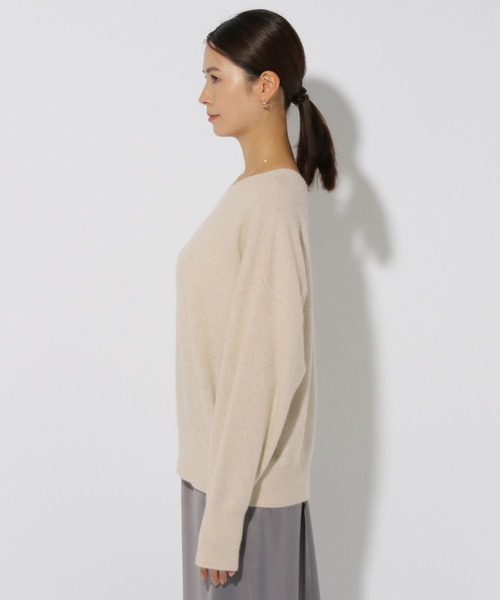 Elura(エルーラ)の「ラクーンリッチニット/127598(ニット/セーター・レディース・ライトベージュ/ラベンダー/ダークブラウン/ライトブルー・MEDIUM/LARGE)」の15枚目の写真