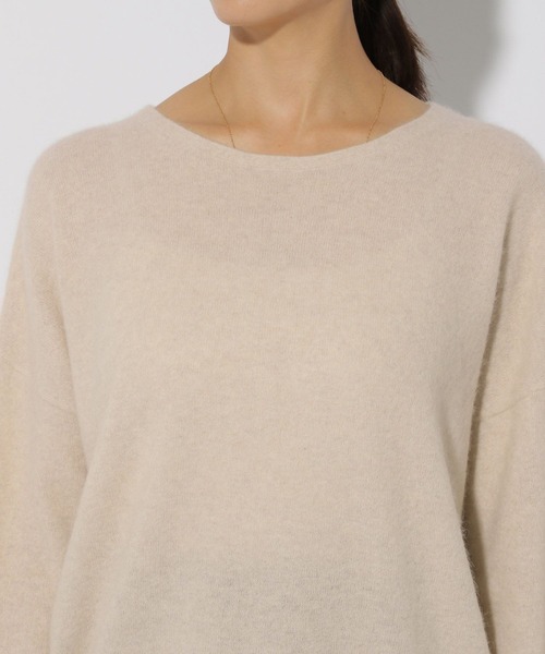 Elura(エルーラ)の「ラクーンリッチニット/127598(ニット/セーター・レディース・ライトベージュ/ラベンダー/ダークブラウン/ライトブルー・MEDIUM/LARGE)」の17枚目の写真