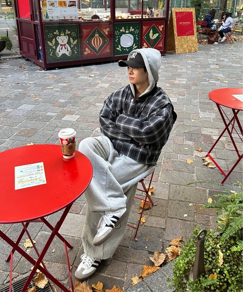 ADAMASTE（アダマスト）の「【ADAMASTE SELECT】zip up hoodie check