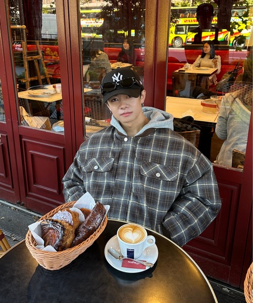 ADAMASTE（アダマスト）の「【ADAMASTE SELECT】zip up hoodie check